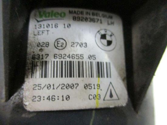 Nebelscheinwerfer links BMW 1 (E87) 118D 90 KW 6924655 Bild Nebelscheinwerfer links BMW 1 (E87) 118D 90 KW 6924655