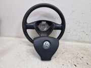 Lenkrad Schwarz Leder 3-Speichen VW GOLF PLUS (521, 5M1) 2.0 TDI 16V 103 KW 1K0419091M