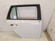 Tür rechts hinten LF9E Candyweiss SKODA FABIA II COMBI (545) 1.2 FACELIFT 51 KW
