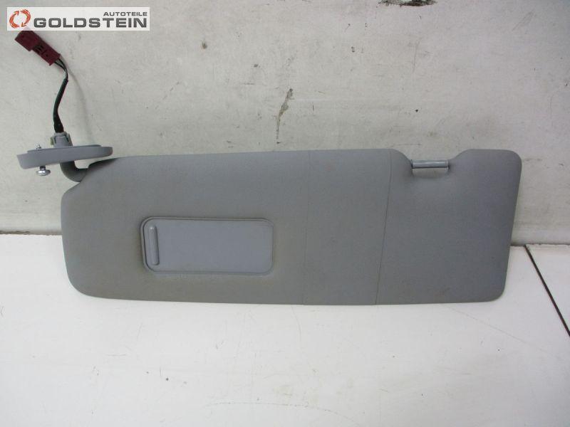 Sonnenblende links Grau Schminkspiegel beleuchtung BMW 1 (E87) 118I 95 KW 71205659 Bild Sonnenblende links Grau Schminkspiegel beleuchtung BMW 1 (E87) 118I 95 KW 71205659