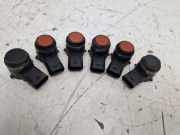 Sensor PDC hinten SET 2x Schwarz 4xW2Y Eclipse Orange Met SEAT ARONA (KJ7, KJP) 1.0 TSI 85 KW 5Q0919275B