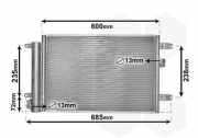 Klima Radiator 58005183 Volkswagen Sharan (7M8/M9/M6) Großraumlimousine 1.9 TDI 115 (BVK(Euro 4)) 2008-06 BVK(Euro 4)