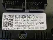 Heizung Bedienung 8V0820043D Audi A3 Limousine (8VS/8VM) Limousine 1.4 TFSI ACT 16V (CPTA(Euro 5; Euro 6)) 2013-12