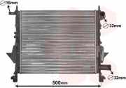 Radiator NIEUW 43002217 Renault Twingo (C06) Schrägheck 3-drs 1.2 (D7F-700) 1999-04