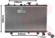 Radiator 83002054 Kia Rio (DC22/24) Schrägheck 1.5 16V (A5D) 2005-09