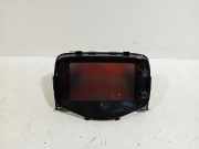 Navigation Display 861400H010 Peugeot 108 Schrägheck 1.0 12V (1KRFE(CFB)) 2015