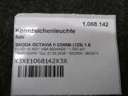 Kennzeichenleuchte Satz SKODA OCTAVIA II COMBI (1Z5) 1.6 75 KW