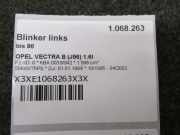 Blinker links bis 98 OPEL VECTRA B CC (38) 1.8I 16V 85 KW