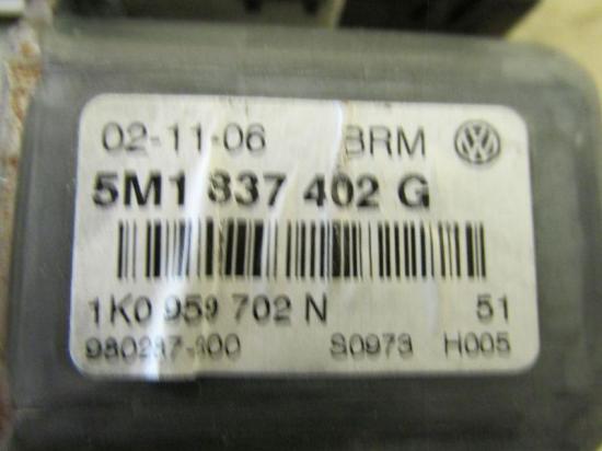 Motor Fensterheber rechts vorn VW GOLF PLUS (5M1, 521) 1.9 TDI 77 KW 5M1837402G/1K0959792K Bild Motor Fensterheber rechts vorn VW GOLF PLUS (5M1, 521) 1.9 TDI 77 KW 5M1837402G/1K0959792K