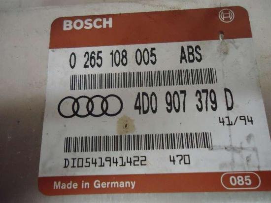 Steuergerät ABS AUDI 100 (4A, C4) 2.5 TDI 85 KW 4D0907379D Bild Steuergerät ABS AUDI 100 (4A, C4) 2.5 TDI 85 KW 4D0907379D