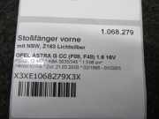 Stoßfänger vorne mit NSW, Z163 Lichtsilber OPEL ASTRA G CC (F08, F48) 1.6 16V 74 KW