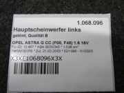 Hauptscheinwerfer links getönt, Qualität B OPEL ASTRA G CC (F08, F48) 1.6 16V 74 KW