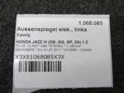 Aussenspiegel elek., links 3-polig HONDA JAZZ III (GE, GG, GP, ZA) 1.2 66 KW