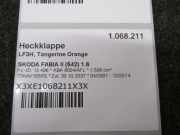 Heckklappe LF3H, Mandarine SKODA FABIA II (542) 1.6 77 KW