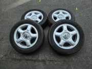 Satz Alu Winter Kompletträder 6Jx14 ET43 185/60 R14 VW Polo Bj 1996 6N0601025D