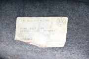 Fußraumschale VW GOLF 2 191863717H hinten 11/1990