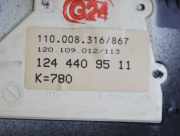 Kombiinstrument Mercedes W124 1244409511 VDO 2,0 100 KW 136 PS Benzin 04/1993