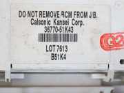 Sicherungskasten Suzuki SPLASH EX 3677051K43 Benzin 02/2009