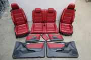 Lederausstattung Sitze Rückbank Leder ROT Golf Cabrio 1.6 TDI Elegance 5K Bj 2012