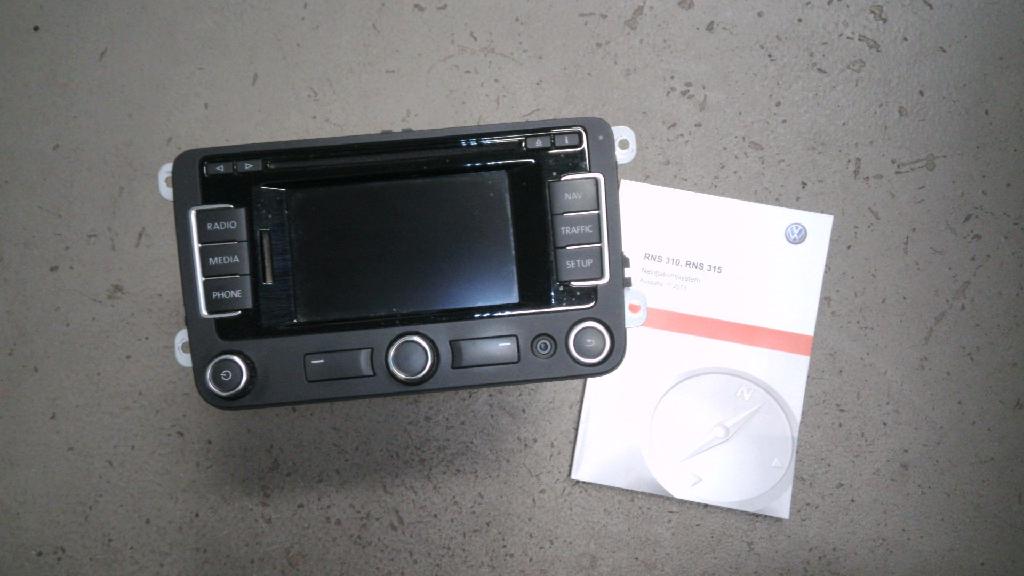 Navigationssystem Navi RNS315EU Radio 3C8035279F Tiguan 2.0 TDI DPF 4Motion Progression 5N Bj 2014