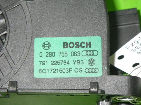 Gaspedal SEAT IBIZA III (6L1) 1.4 16V 6Q1721503F Bild Gaspedal SEAT IBIZA III (6L1) 1.4 16V 6Q1721503F