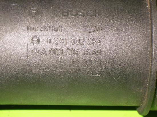 Luftmassenmesser MERCEDES-BENZ C-KLASSE (W202) C 220 CDI (202.133) 0281002384 Bild Luftmassenmesser MERCEDES-BENZ C-KLASSE (W202) C 220 CDI (202.133) 0281002384