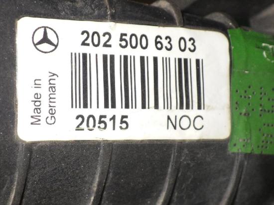 Wasserkühler MERCEDES-BENZ C-KLASSE (W202) C 220 CDI (202.133) 2025006303 Bild Wasserkühler MERCEDES-BENZ C-KLASSE (W202) C 220 CDI (202.133) 2025006303