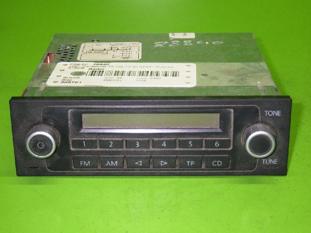 Radio VW TRANSPORTER T5 Pritsche/Fahrgestell (7JD, 7JE, 7JL, 7JY, 7JZ 2.5 TDI 7H0035156 Bild Radio VW TRANSPORTER T5 Pritsche/Fahrgestell (7JD, 7JE, 7JL, 7JY, 7JZ 2.5 TDI 7H0035156