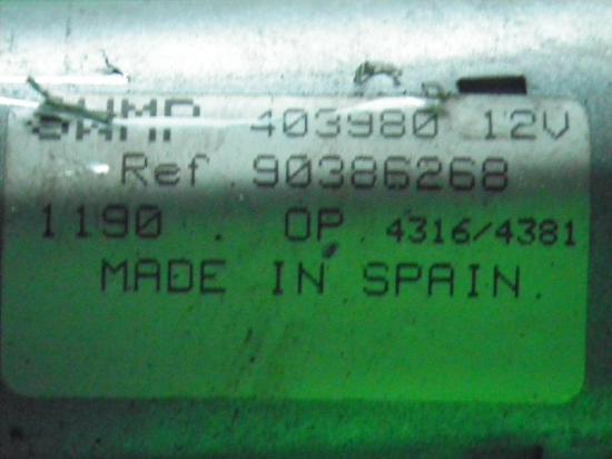 Wischermotor hinten OPEL CORSA B (73_, 78_, 79_) 1.0 i 12V 90386268 Bild Wischermotor hinten OPEL CORSA B (73_, 78_, 79_) 1.0 i 12V 90386268