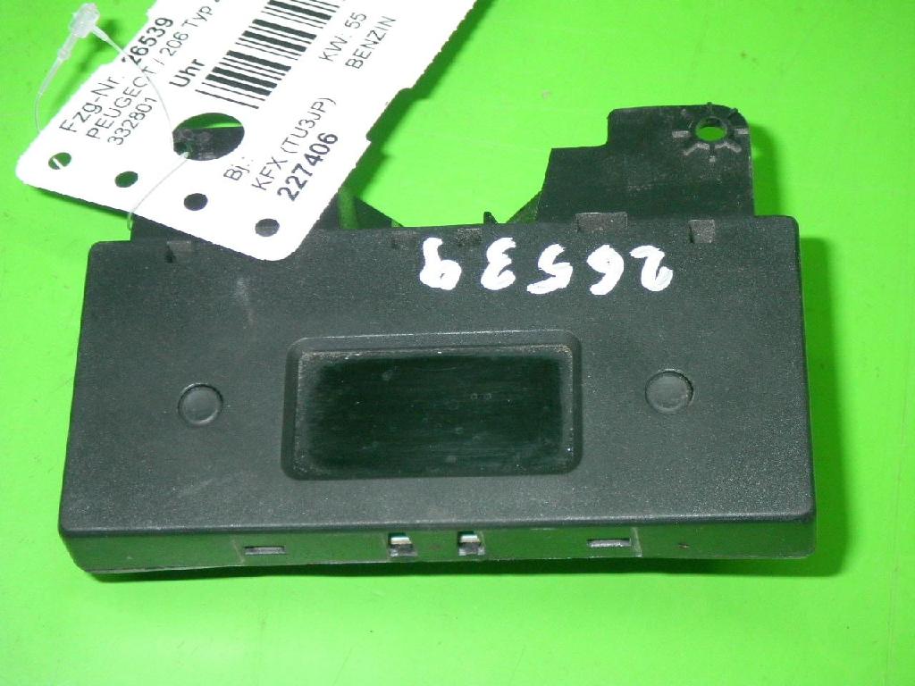 Uhr PEUGEOT 206 Schrägheck (2A/C) 1.4 i 96250976ZR Bild Uhr PEUGEOT 206 Schrägheck (2A/C) 1.4 i 96250976ZR