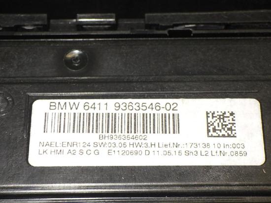 Regulierelement Klima BMW 1 (F20) 116 i 9363546-02 Bild Regulierelement Klima BMW 1 (F20) 116 i 9363546-02