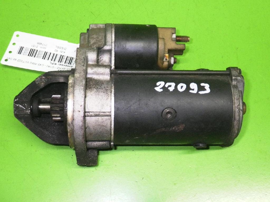 Anlasser MERCEDES-BENZ C-KLASSE (W202) C 220 CDI (202.133) 0051511301 Bild Anlasser MERCEDES-BENZ C-KLASSE (W202) C 220 CDI (202.133) 0051511301