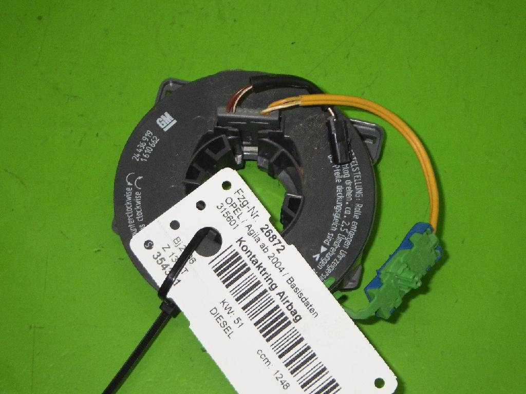 Kontaktring Airbag Schleifring OPEL AGILA (A) (H00) 1.3 CDTI (F68) 24436919 Bild Kontaktring Airbag Schleifring OPEL AGILA (A) (H00) 1.3 CDTI (F68) 24436919