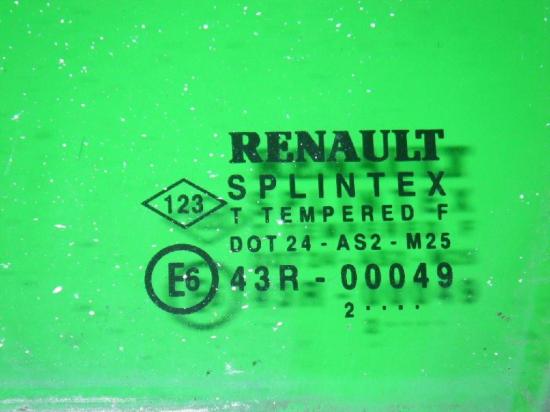 T?rscheibe vorne links RENAULT SC?NIC I (JA0/1_) 2.0 16V 8200143306 Bild T?rscheibe vorne links RENAULT SC?NIC I (JA0/1_) 2.0 16V 8200143306