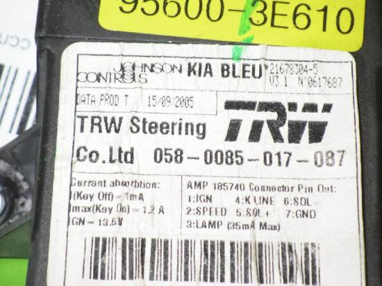 Steuerger?t Lenkung KIA SORENTO I (JC) 2.5 CRDi 058-0085-017-087 Bild Steuerger?t Lenkung KIA SORENTO I (JC) 2.5 CRDi 058-0085-017-087
