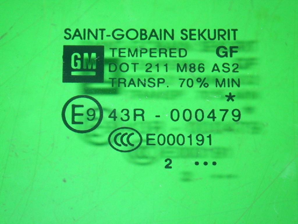 T?rscheibe hinten links OPEL MERIVA B 1.4 5161033 Bild T?rscheibe hinten links OPEL MERIVA B 1.4 5161033