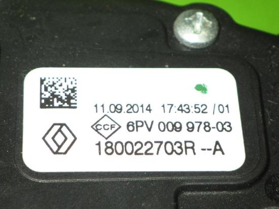Gaspedal DACIA LOGAN MCV II 1.2 LPG 180022703R Bild Gaspedal DACIA LOGAN MCV II 1.2 LPG 180022703R