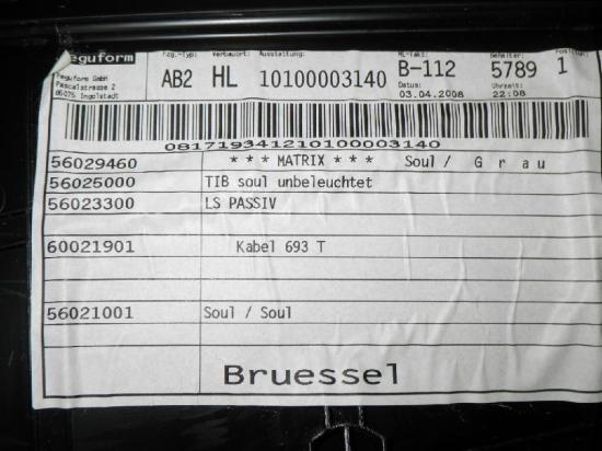 Türverkleidung hinten links AUDI (NSU) A3 Sportback (8PA) 2.0 TDI 8P4867303 Bild Türverkleidung hinten links AUDI (NSU) A3 Sportback (8PA) 2.0 TDI 8P4867303
