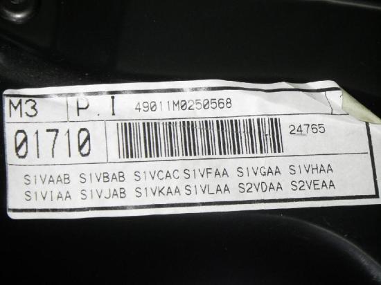 Fensterheber Tür hinten links SEAT LEON (1M1) 1.6 16 V 1M0839755F Bild Fensterheber Tür hinten links SEAT LEON (1M1) 1.6 16 V 1M0839755F