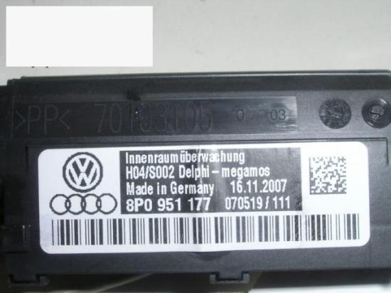 Sensor Alarmanlage AUDI (NSU) A3 Sportback (8PA) 2.0 TDI quattro 8P0 951 177 Bild Sensor Alarmanlage AUDI (NSU) A3 Sportback (8PA) 2.0 TDI quattro 8P0 951 177