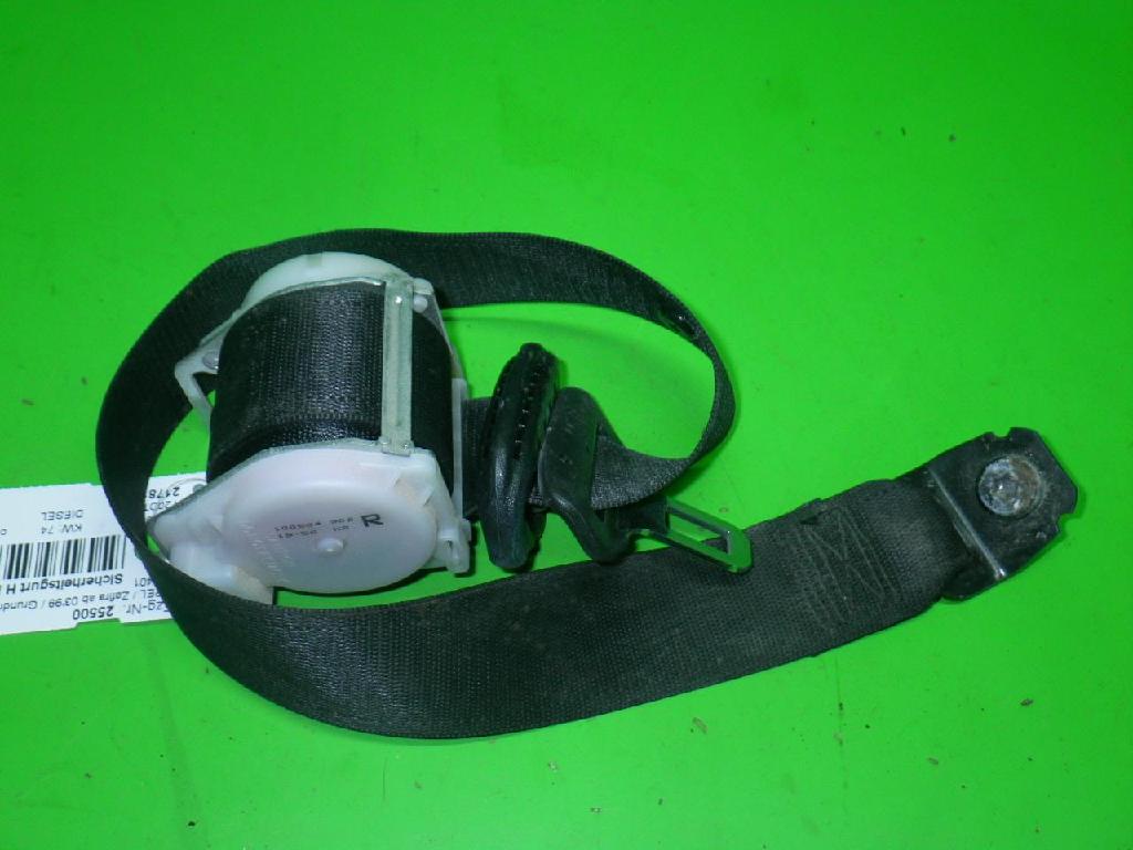 Sicherheitsgurt hinten rechts OPEL ZAFIRA A Großraumlimousine (T98) 2.0 DTI 16V (75) 5198107 Bild Sicherheitsgurt hinten rechts OPEL ZAFIRA A Großraumlimousine (T98) 2.0 DTI 16V (75) 5198107