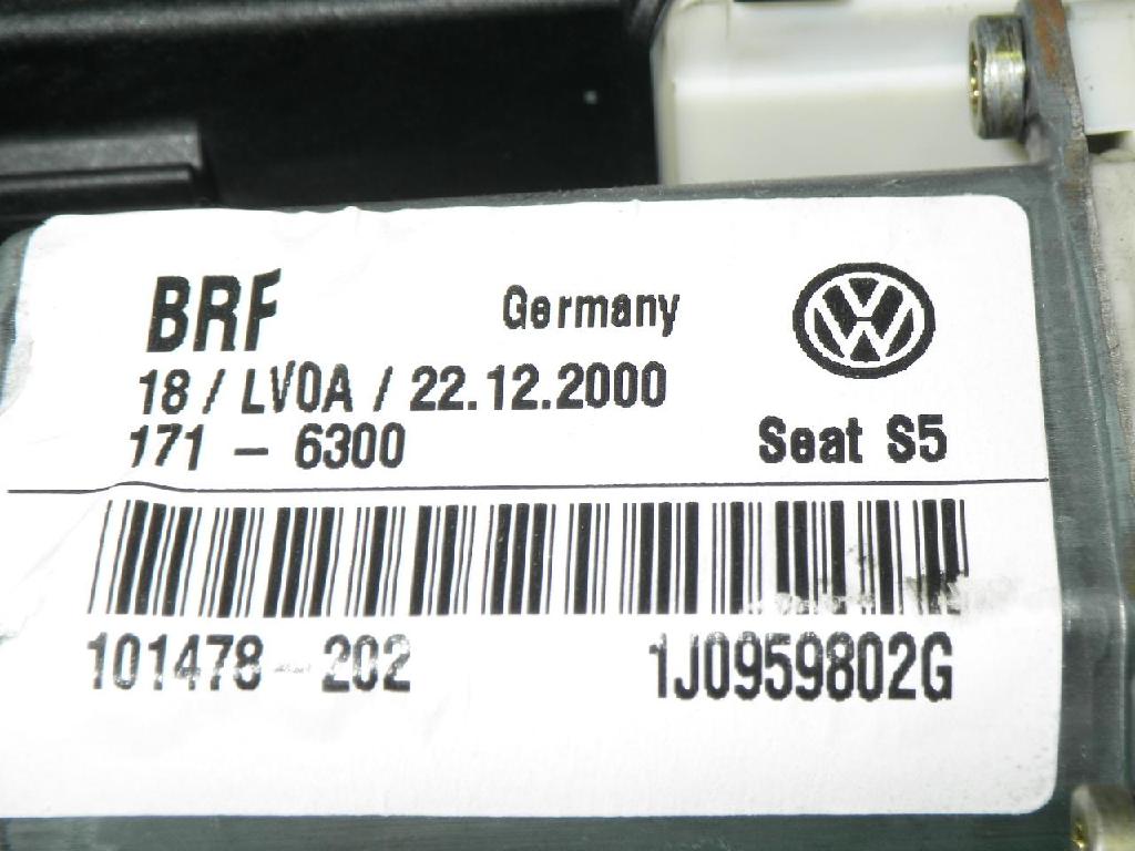 Fensterhebermotor Tür vorne rechts SEAT LEON (1M1) 1.6 16 V 1J0959802G Bild Fensterhebermotor Tür vorne rechts SEAT LEON (1M1) 1.6 16 V 1J0959802G