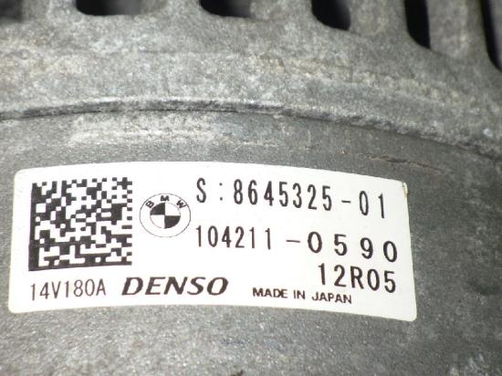 Lichtmaschine BMW 1 (F20) 116 i 104211-0590 Bild Lichtmaschine BMW 1 (F20) 116 i 104211-0590