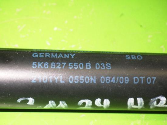 Gasdruckfeder D?mpfer hinten rechts VW GOLF VI (5K1) 2.0 TDI 5K6827550B Bild Gasdruckfeder D?mpfer hinten rechts VW GOLF VI (5K1) 2.0 TDI 5K6827550B