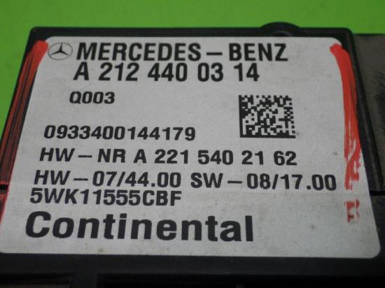 Steuergerät Kraftstoffzufuhr MERCEDES-BENZ C-KLASSE (W204) C 300 4-matic (204.081) A2124400314 Bild Steuergerät Kraftstoffzufuhr MERCEDES-BENZ C-KLASSE (W204) C 300 4-matic (204.081) A2124400314