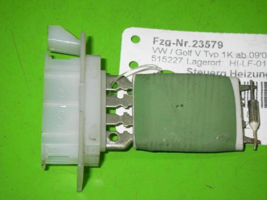 Steuerger?t Heizung VW GOLF V (1K1) 1.6 FSI Bild Steuerger?t Heizung VW GOLF V (1K1) 1.6 FSI