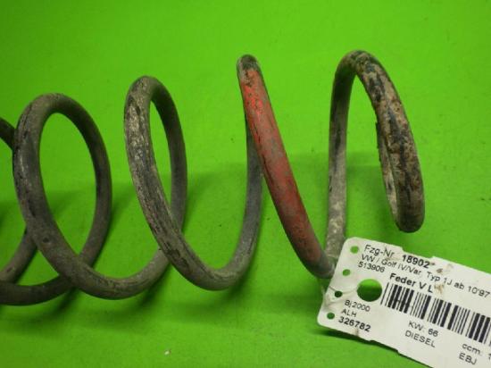 Feder vorne links VW GOLF IV Variant (1J5) 1.9 TDI 1J0411105BH Bild Feder vorne links VW GOLF IV Variant (1J5) 1.9 TDI 1J0411105BH