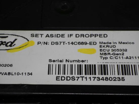Radarsensor hinten rechts FORD MONDEO V Stufenheck 2.0 Hybrid DS7T14C689ED Bild Radarsensor hinten rechts FORD MONDEO V Stufenheck 2.0 Hybrid DS7T14C689ED