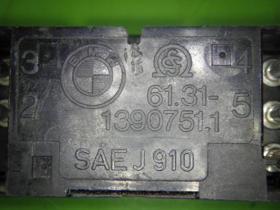 Schalter Warnblinkanlage BMW 5 (E34) 525 i 24V Bild Schalter Warnblinkanlage BMW 5 (E34) 525 i 24V