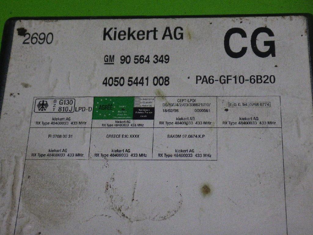 Steuerger?t Zentralverriegelung OPEL OMEGA B Caravan (V94) 2.2 DTI 16V (F35, M35, P35) 40505441008 Bild Steuerger?t Zentralverriegelung OPEL OMEGA B Caravan (V94) 2.2 DTI 16V (F35, M35, P35) 40505441008